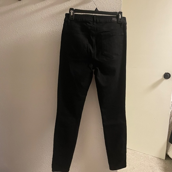 Paige Verdugo Ultra Skinny Black Jeans Denim Jeggings Size 28 - Picture 4 of 10